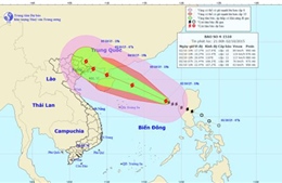 Tin bão số 4 trên Biển Đông